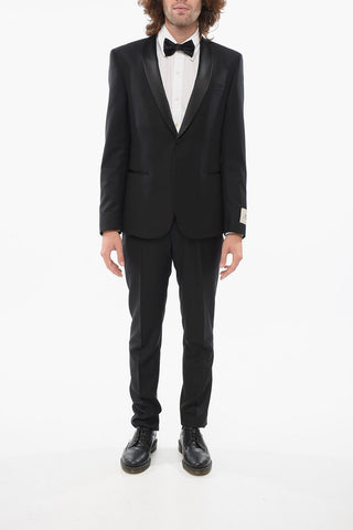 CC COLLECTION Cremony RESET Suit with Satin Shawl Lapel