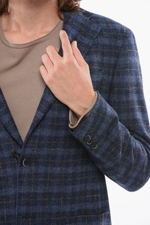 Blazer Kariert Mit Aufgesetzten Taschen