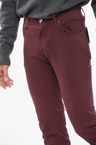 ID 5-Pocket Slim-Fit Cotton Trousers