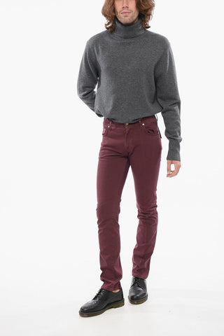ID 5-Pocket Slim-Fit Cotton Trousers