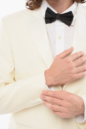 CODE 3-Piece Virgin Wool Suit with Peak Lapel