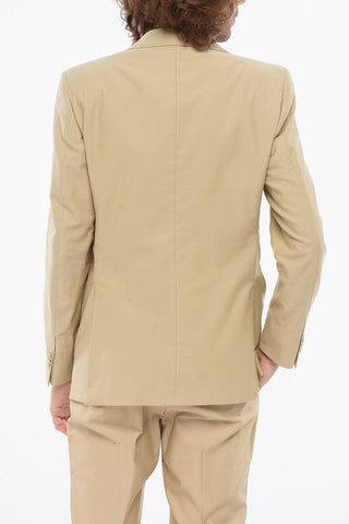 CC COLLECTION Cotton Suit with Flap Pockets
