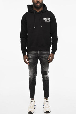 Cotton Hoodie with Logo