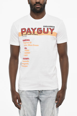 T-shirt Girocollo Stampata 