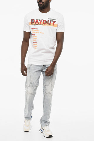 T-shirt Girocollo Stampata 
