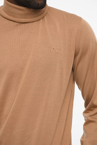 Turleneck Sweater with Ton On Ton Monogram