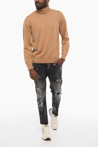 Turleneck Sweater with Ton On Ton Monogram
