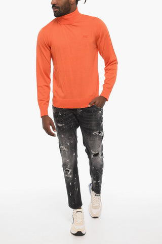 Turleneck Sweater with Ton On Ton Monogram