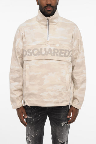 Anorak Camouflage In Cotone
