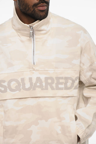 Anorak Camouflage In Cotone