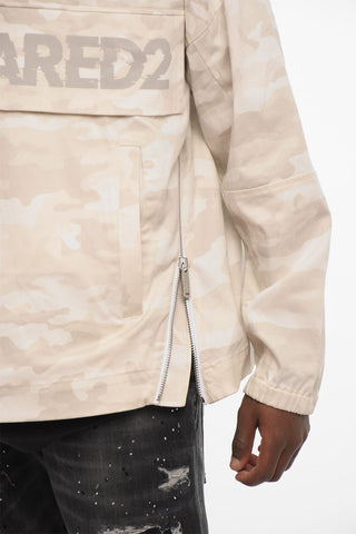 Anorak Camouflage In Cotone