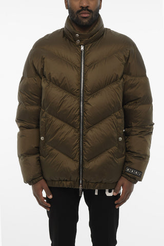 Quilted Jacket with Zip Closure and Monogram
