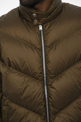 Quilted Jacket with Zip Closure and Monogram