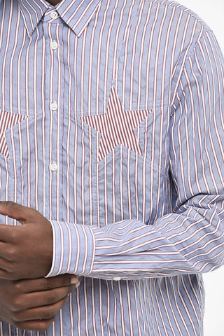 Striped Shirt with Frontal Stars