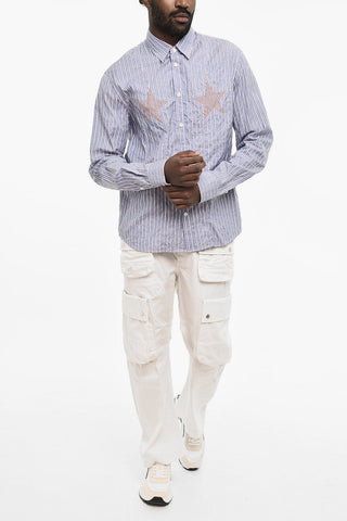 Striped Shirt with Frontal Stars