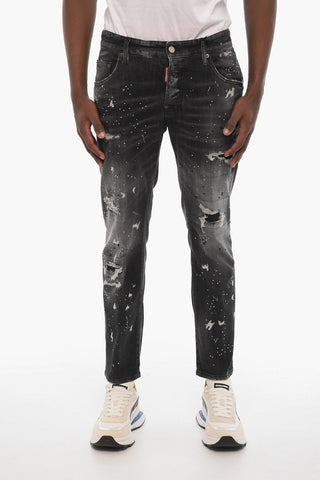 Rhinestone Regular Fit Jeans
