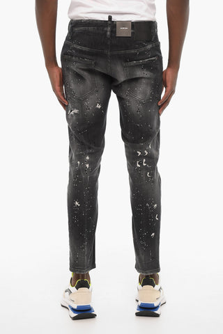 Rhinestone Regular Fit Jeans