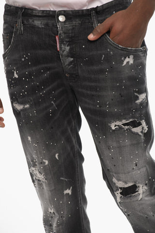 Rhinestone Regular Fit Jeans