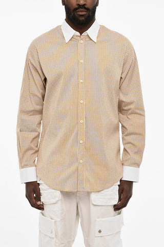 Check Cotton Casual Shirt