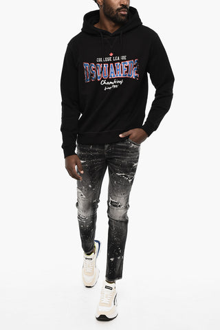 Cotton Hoodie with Frontal Printed