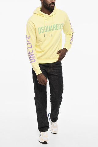 Cotton Hoodie with Logo