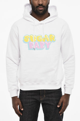 Cotton Hoodie with Print