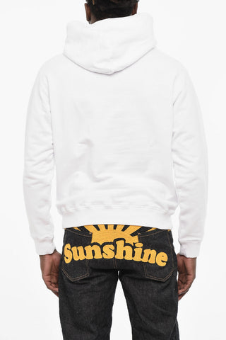 Cotton Hoodie with Print