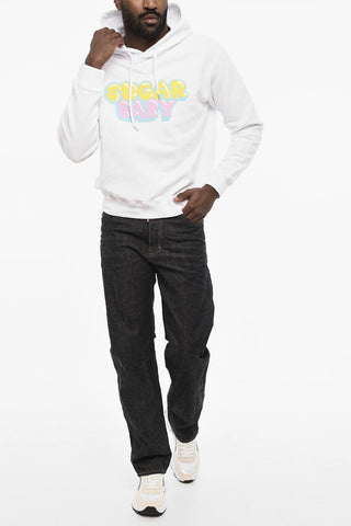 Cotton Hoodie with Print