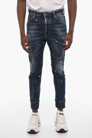 Regular-Fit Acid-Wash Jeans