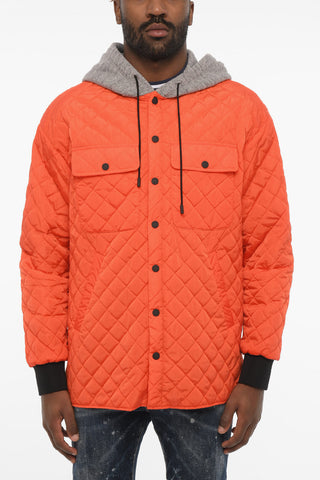 Quilted Jacket with Snap Buttons