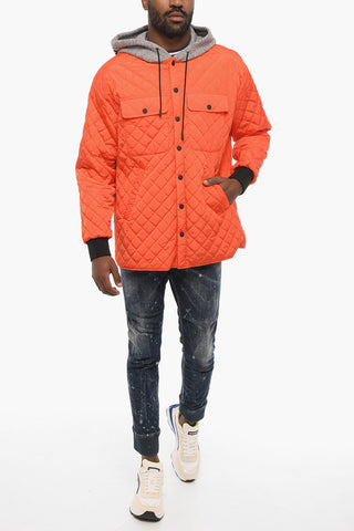 Quilted Jacket with Snap Buttons