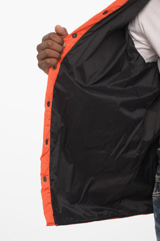 Quilted Jacket with Snap Buttons