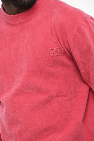 Terry Cotton Crew-neck Sweater