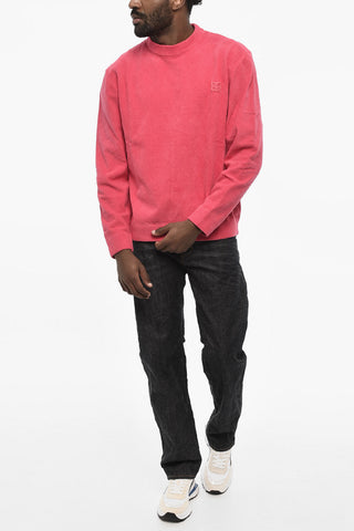 Terry Cotton Crew-neck Sweater