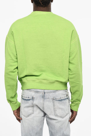 Sweatshirt mit Rundhalsausschnitt und Monogramm vorne