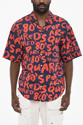 All-Over Monogram Two-Tone Shirt