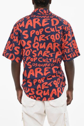 All-Over Monogram Two-Tone Shirt