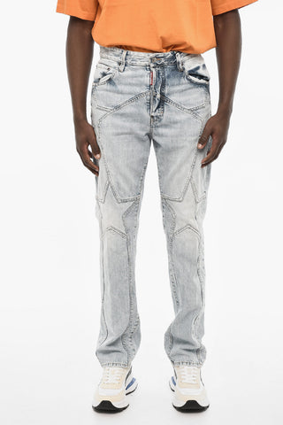 Jeans Regular Fit Ad Effetto Acid Wash
