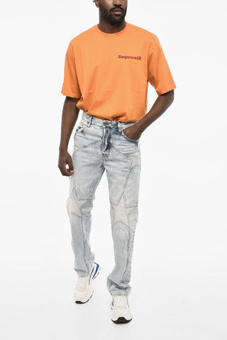 Jeans Regular Fit Ad Effetto Acid Wash