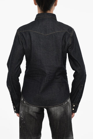 Denimhemd Mit Doppeltasche