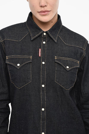 Denimhemd Mit Doppeltasche