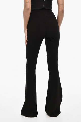 Pantaloni Boot Cut a Vita Alta