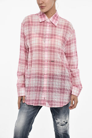 Camicia Oversize a Quadri