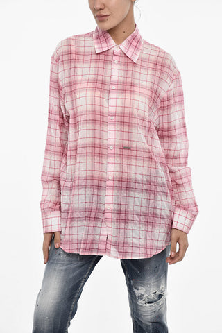 Camicia Oversize a Quadri