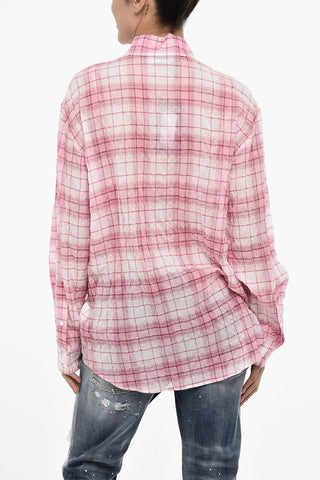 Checked Oversized Shirt