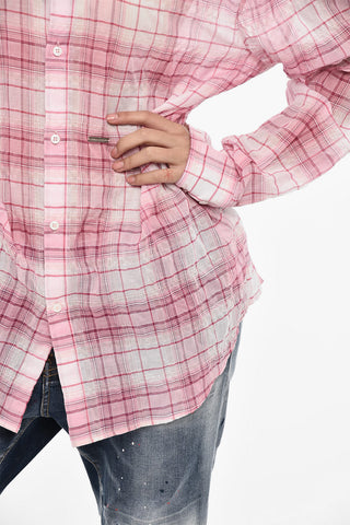 Checked Oversized Shirt