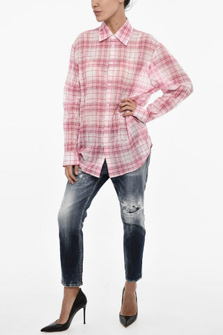 Checked Oversized Shirt