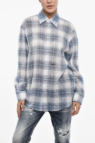 Checked Oversized Shirt