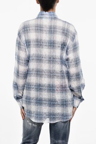 Checked Oversized Shirt