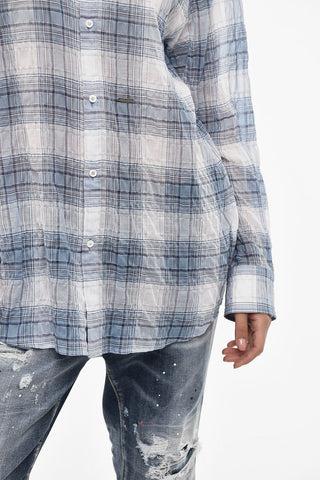 Checked Oversized Shirt